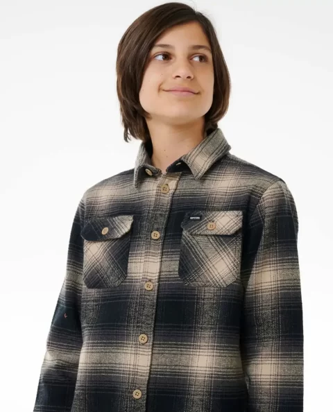 Rip Curl Count Flannel Shirt Tops & Tees Kids - Image 5