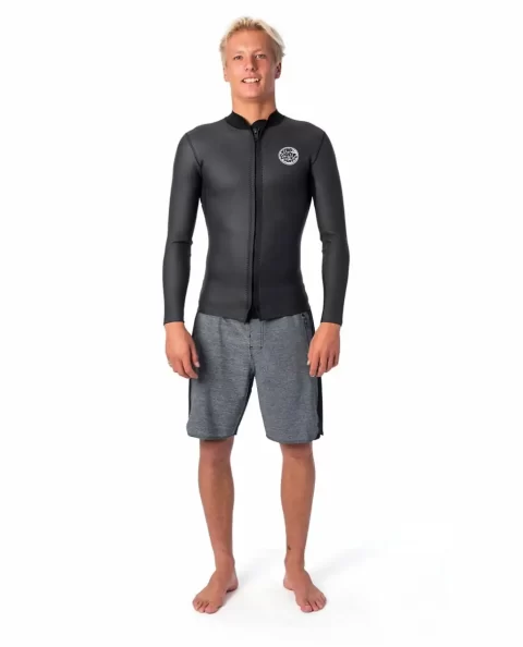 Rip Curl Dawn Patrol 1.5Mm Long Sleeve Front Zip Jacket Jackets Vests & Bottoms Mens