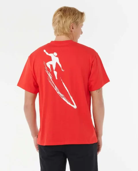 Rip Curl Eddie Would Go Retro Tee Mens Tees & Tanks - Image 2