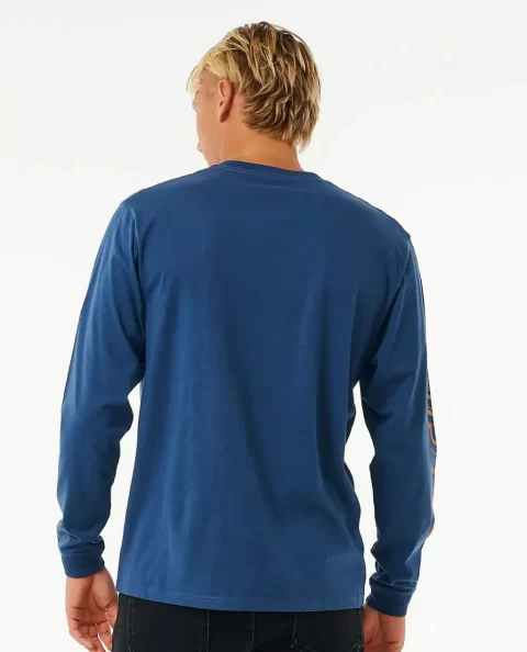 Rip Curl Fade Out Icon Long Sleeve Tee Tees & Tanks Mens - Image 3