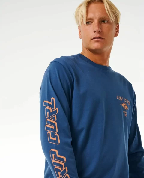 Rip Curl Fade Out Icon Long Sleeve Tee Tees & Tanks Mens