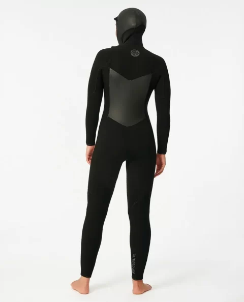 Rip Curl Fullsuits Women Women's Flashbomb 5/4 Hooded Chest Zip Fullsuit Wetsuit - Image 3