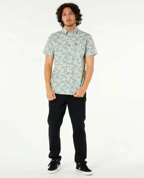 Rip Curl Fun Times Ditsy Short Sleeve Shirt Mens Shirts & Flannels - Image 4