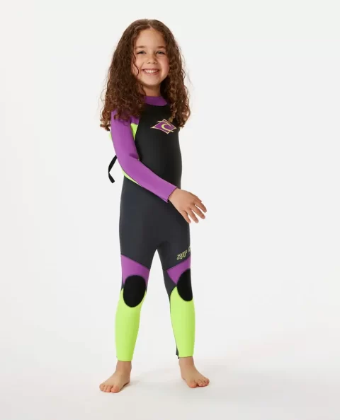 Rip Curl Groms Omega Back Zip 3/2Mm Fullsuit Wetsuit Springsuits Kids