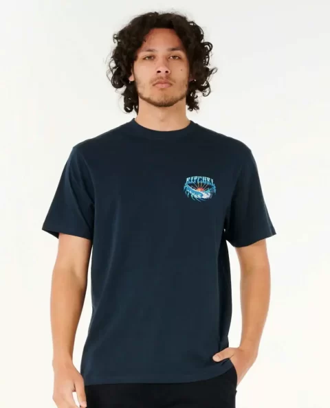 Rip Curl Hazed & Tubed Tee Tees & Tanks Mens - Image 3