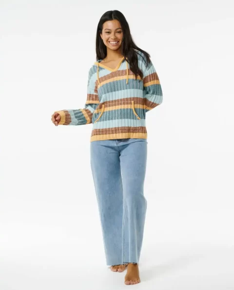 Rip Curl Hibiscus Heat Poncho Women Sweaters - Image 4