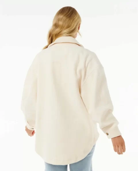 Rip Curl High Tide Fleece Shacket Clothing Mens - Image 4
