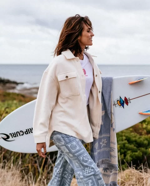 Rip Curl High Tide Fleece Shacket Clothing Mens