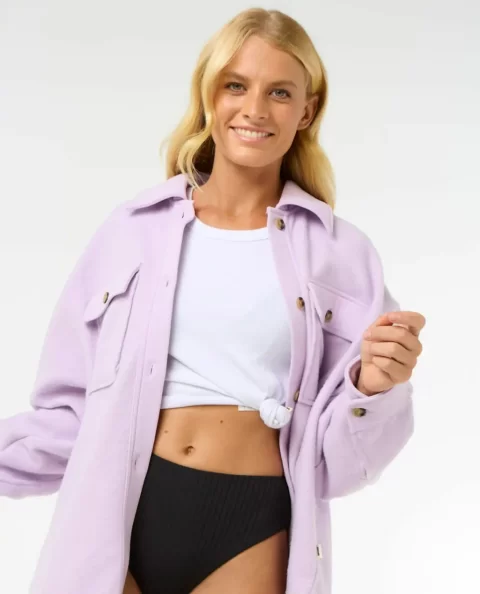 Rip Curl High Tide Fleece Shacket Jackets Women