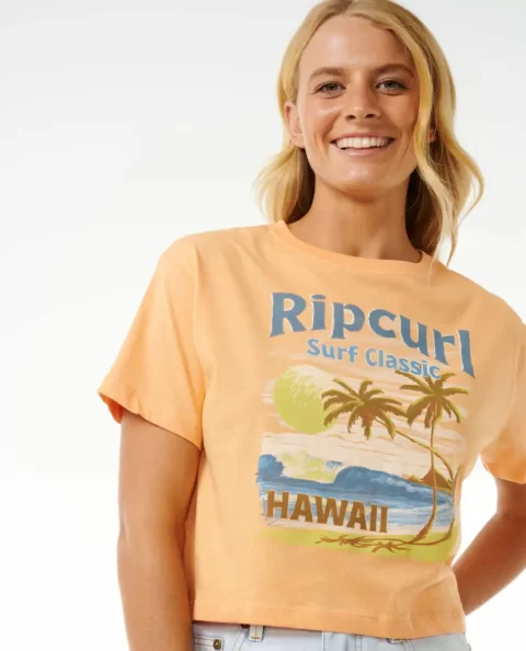 Rip Curl High Tide Scenic Standard Tee Women Tees & Tanks - Image 5