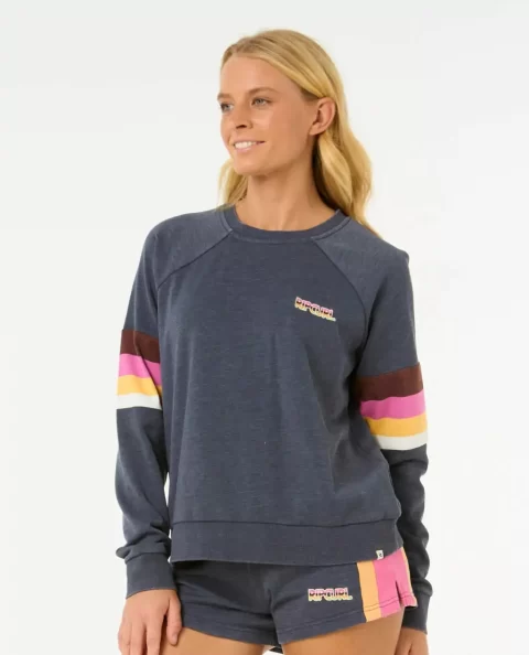 Rip Curl Hoodies & Fleece Las Dalias Raglan Crew Women - Image 2