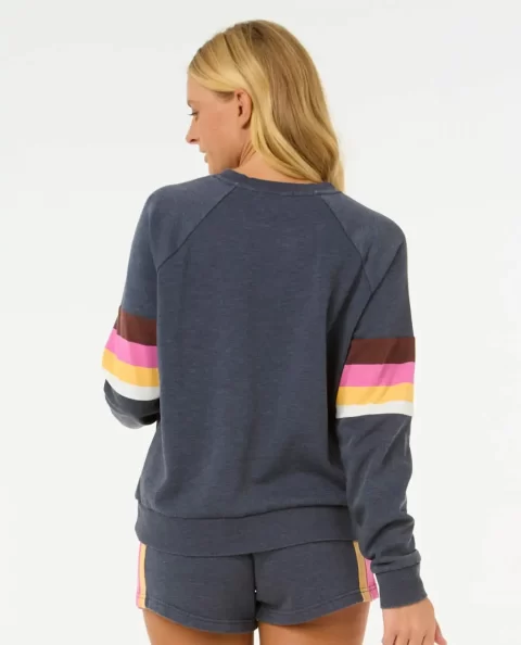 Rip Curl Hoodies & Fleece Las Dalias Raglan Crew Women - Image 3