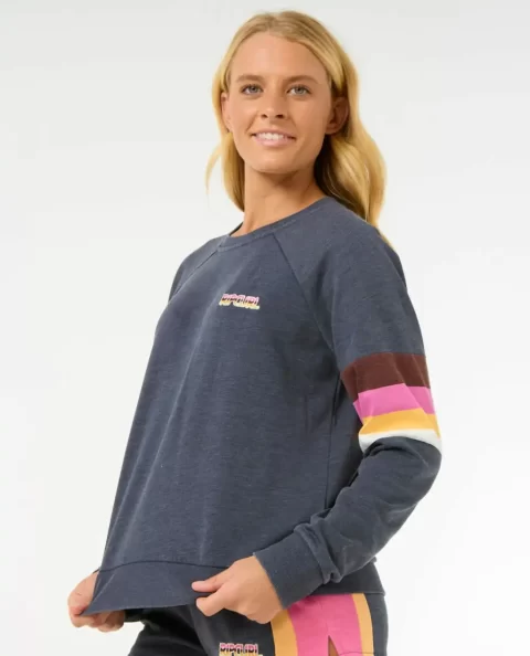 Rip Curl Hoodies & Fleece Las Dalias Raglan Crew Women