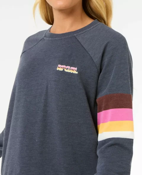 Rip Curl Hoodies & Fleece Las Dalias Raglan Crew Women - Image 5