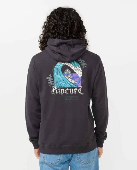 Rip Curl Hoodies & Fleece Mens Shred Till Dead Hood - Image 3