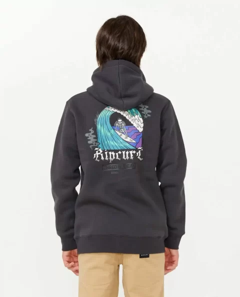 Rip Curl Hoodies & Fleece Shred Till Dead Zip Through Fleece Kids - Image 3