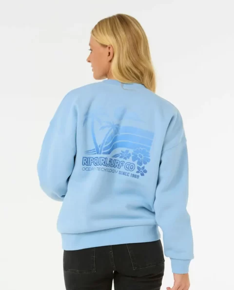 Rip Curl Hoodies & Fleece Women Ocean Tech Heritage Crew - Image 3
