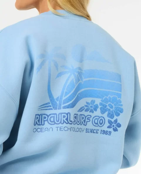 Rip Curl Hoodies & Fleece Women Ocean Tech Heritage Crew - Image 4