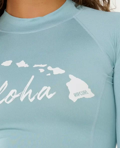 Rip Curl Island Relaxed Long Sleeve Rash Guard Rash Guards Women - Image 5