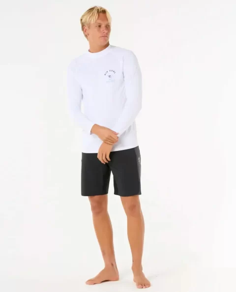 Rip Curl Island Vibe Upf Long Sleeve Rash Guard Mens Rash Guards - Image 4