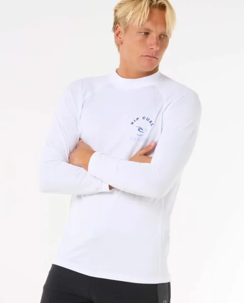 Rip Curl Island Vibe Upf Long Sleeve Rash Guard Mens Rash Guards