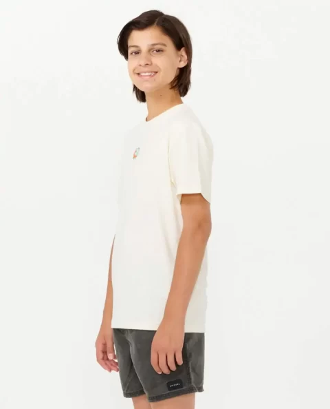 Rip Curl Kids Evolution Moon Wave Tee Tops & Tees - Image 2