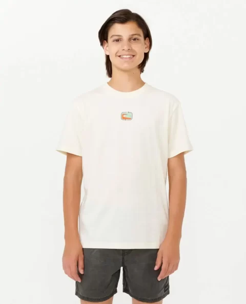 Rip Curl Kids Evolution Moon Wave Tee Tops & Tees