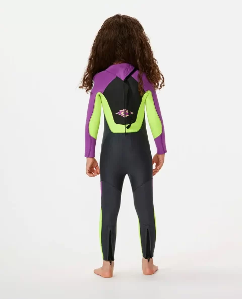 Rip Curl Kids Fullsuits Groms Omega 4/3 Back Zip Fullsuit Wetsuit - Image 2