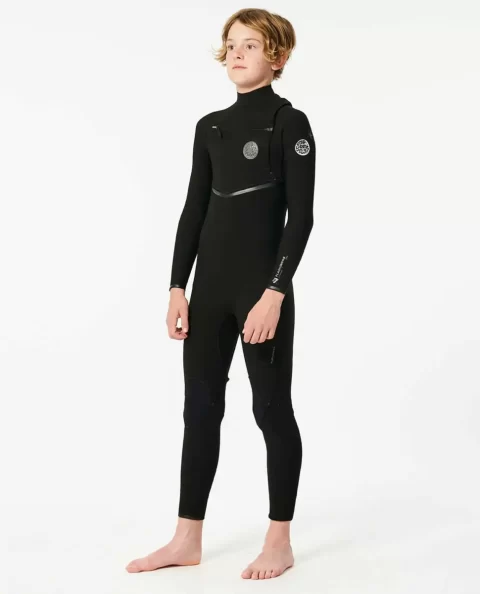 Rip Curl Kids Fullsuits Kids Flashbomb 4/3 Chest Zip Wetsuit - Image 2