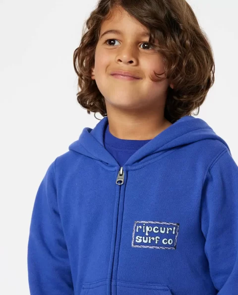 Rip Curl Kids Hoodies & Fleece Tube Town Zip Through Hood - Image 4
