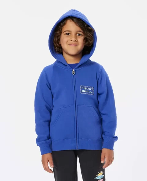 Rip Curl Kids Hoodies & Fleece Tube Town Zip Through Hood