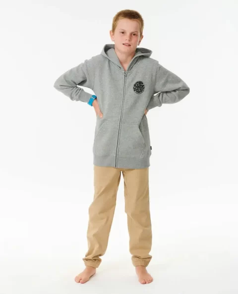 Rip Curl Kids Wetsuit Icon Zip Through Hood Hoodies & Fleece - Image 4