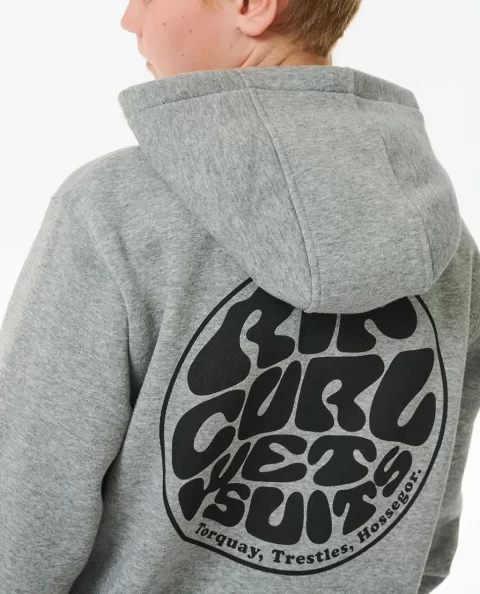 Rip Curl Kids Wetsuit Icon Zip Through Hood Hoodies & Fleece - Image 5