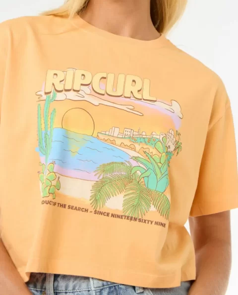 Rip Curl La Paloma Crop Tee Women Tees & Tanks - Image 5