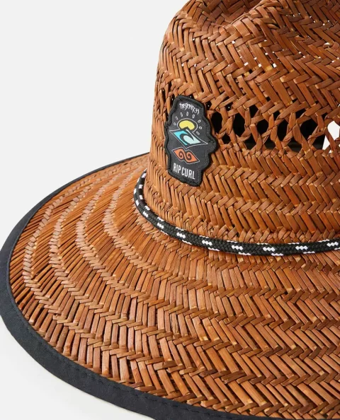 Rip Curl Logo Straw Hat Mens Hats & Beanies - Image 5