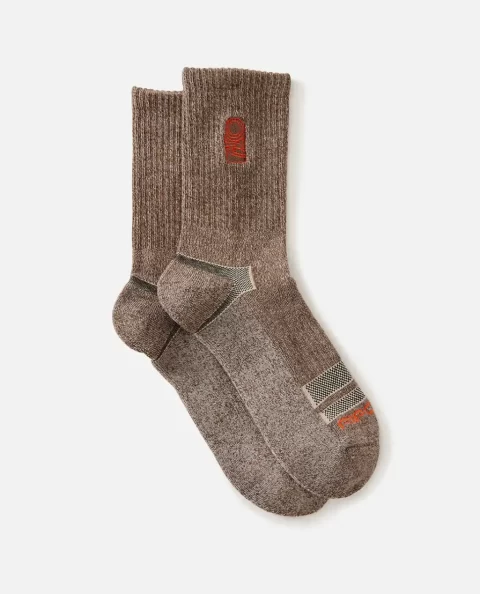 Rip Curl Mens Accessories Vaporcool Search Crew Socks
