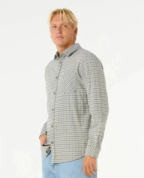 Rip Curl Mens Classic Surf Checked In Flannel Shirts & Flannels - Image 2