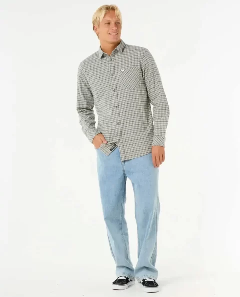 Rip Curl Mens Classic Surf Checked In Flannel Shirts & Flannels - Image 4