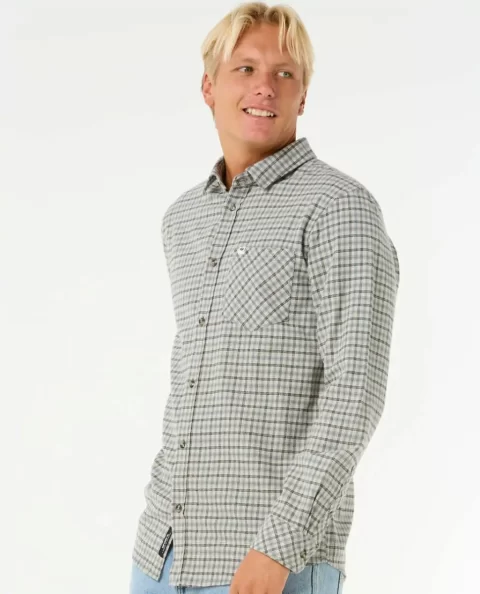 Rip Curl Mens Classic Surf Checked In Flannel Shirts & Flannels