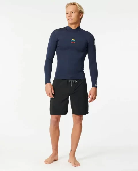 Rip Curl Mens Dawn Patrol 1.5Mm Long Sleeve Wetsuit Jacket Jackets Vests & Bottoms - Image 4
