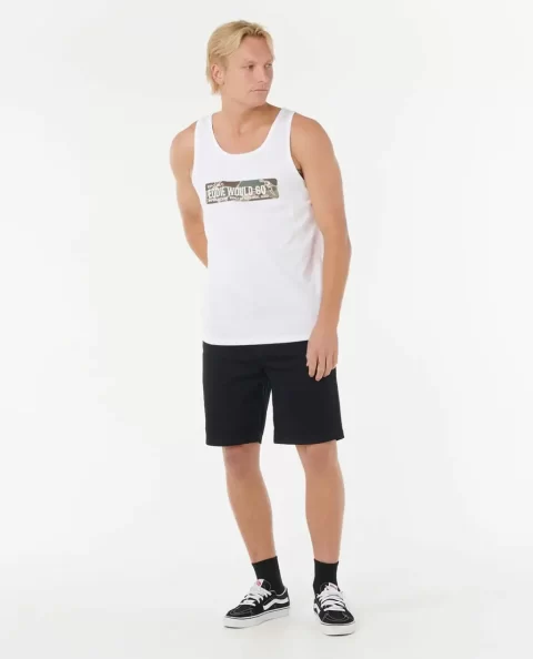 Rip Curl Mens Eddie Would Go Sticker Tank Tees & Tanks - Image 4