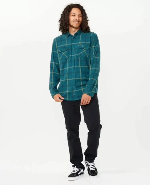 Rip Curl Mens Grid Long Sleeve Shirt Shirts & Flannels - Image 4