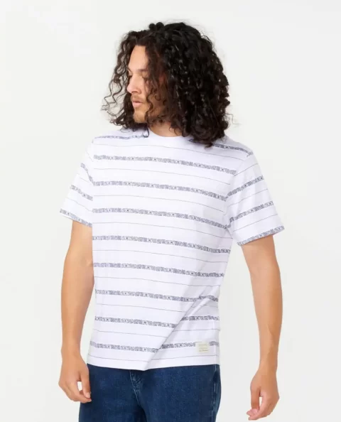 Rip Curl Mens Hoffman Stripe Tee Tees & Tanks - Image 2