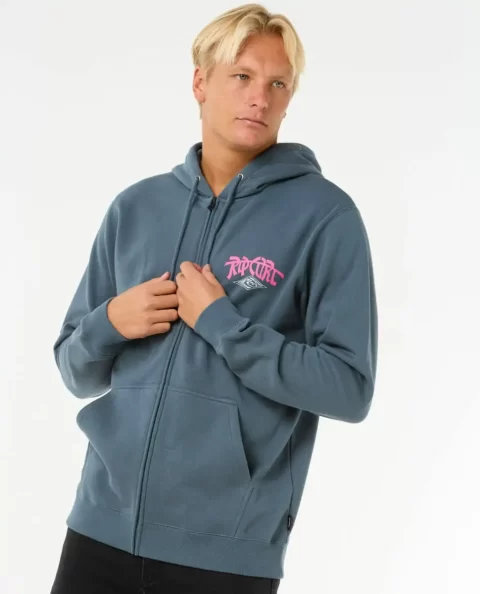 Rip Curl Mens Hoodies & Fleece Shred Zip Through