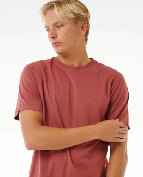 Rip Curl Mens Plain Wash Tee Tees & Tanks