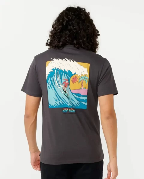 Rip Curl Mens Psych Santa Tee Tees & Tanks - Image 3