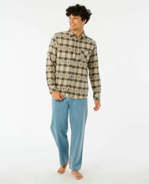 Rip Curl Mens Shirts & Flannels Archive Flannel Shirt - Image 4