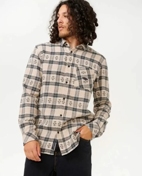 Rip Curl Mens Shirts & Flannels Archive Flannel Shirt - Image 5