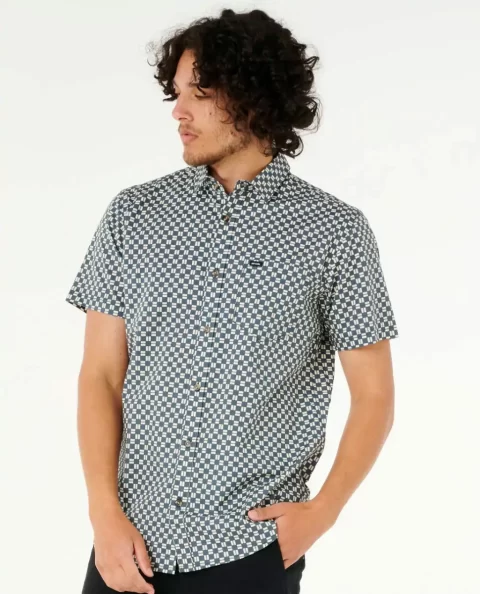 Rip Curl Mens Shirts & Flannels Fun Times Ditsy Short Sleeve Shirt - Image 2