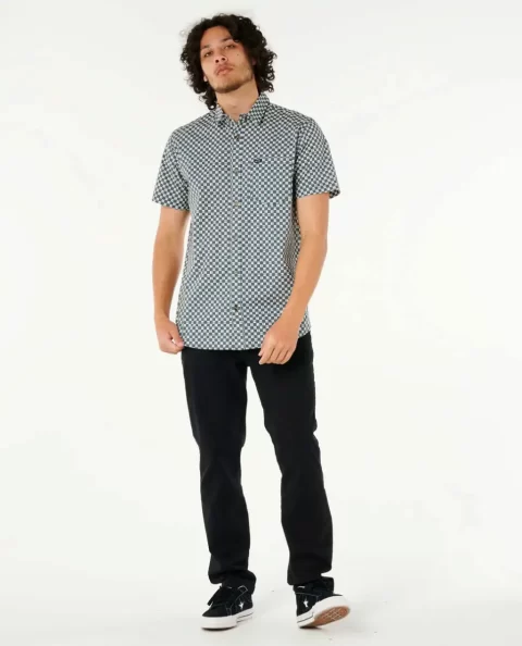 Rip Curl Mens Shirts & Flannels Fun Times Ditsy Short Sleeve Shirt - Image 4